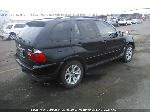 5UXFB53566LV26986 - 2006 BMW X5 4.4I BLACK photo 4