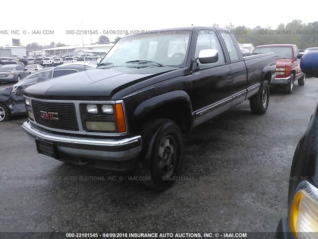 2GTEK19K6J1544681 - 1988 GMC GMT-400 K1500 BLACK photo 2