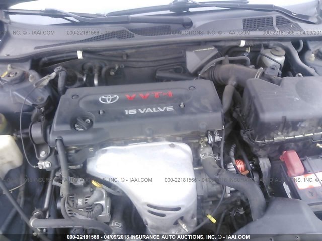 4T1BE32K63U671949 - 2003 TOYOTA CAMRY LE/XLE/SE BLUE photo 10