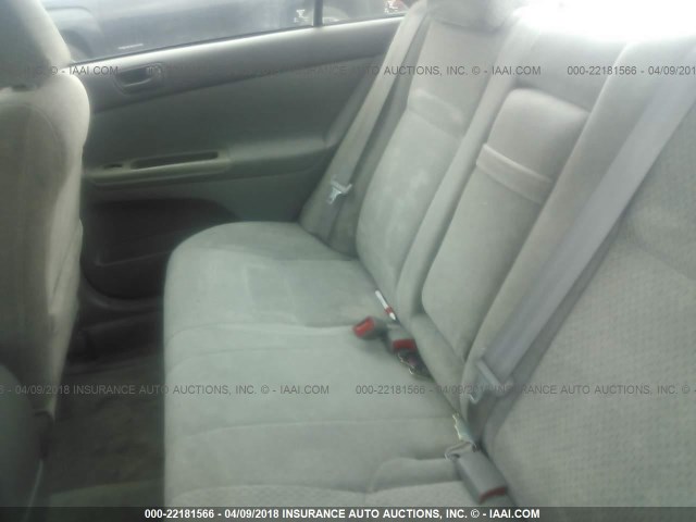 4T1BE32K63U671949 - 2003 TOYOTA CAMRY LE/XLE/SE BLUE photo 8