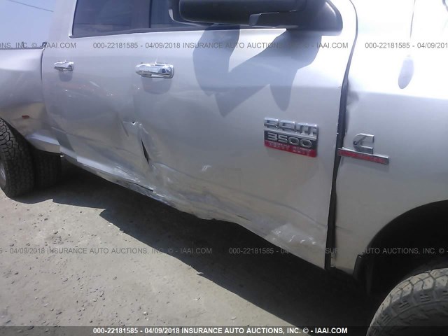 3C63DRLL9CG328391 - 2012 DODGE RAM 3500 SLT SILVER photo 6