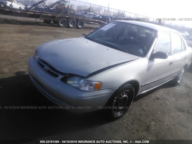 2T1BR12E0XC151644 - 1999 TOYOTA COROLLA VE/CE/LE SILVER photo 2