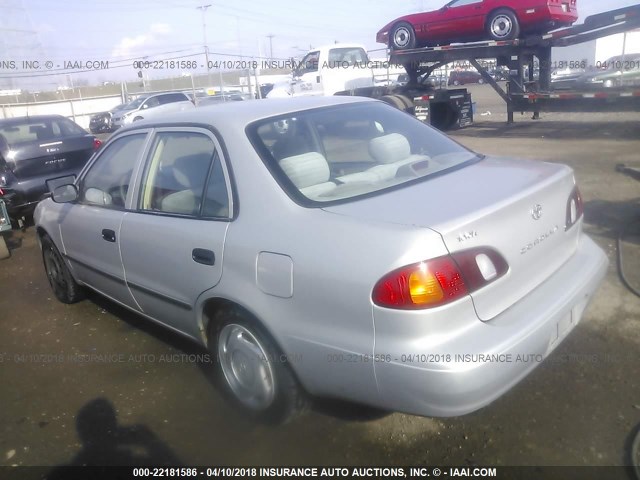 2T1BR12E0XC151644 - 1999 TOYOTA COROLLA VE/CE/LE Silber Foto 3