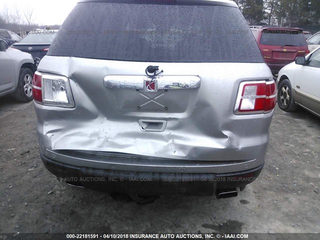 5GZEV337X8J189729 - 2008 SATURN OUTLOOK XR/TOURING 银色 照片 6