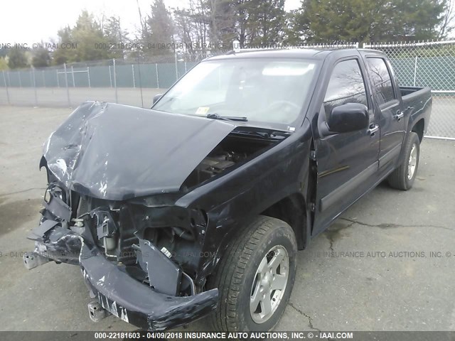 1GCDSCD97A8111170 - 2010 CHEVROLET COLORADO LT BLACK photo 2