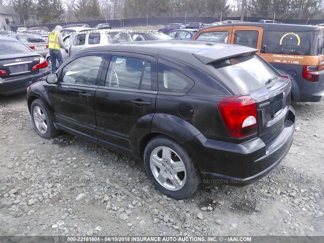 1B3HB48A09D162591 - 2009 DODGE CALIBER SXT BLACK photo 3