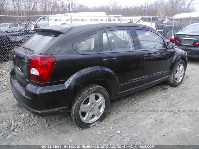 1B3HB48A09D162591 - 2009 DODGE CALIBER SXT BLACK photo 4