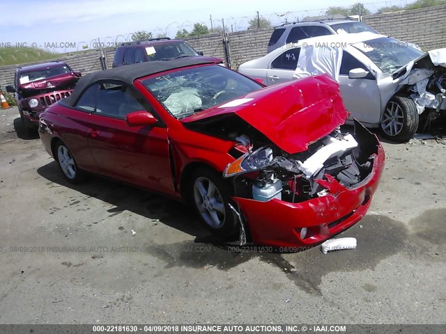 4T1FA38P94U024740 - 2004 TOYOTA CAMRY SOLARA SE/SLE წითელი ფოტო 1