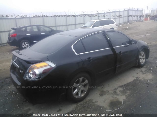 1N4AL21E88N511381 - 2008 NISSAN ALTIMA 2.5/2.5S BLACK photo 4