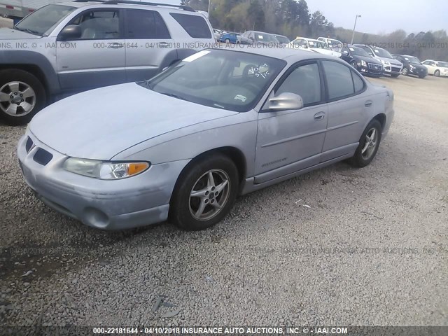 1G2WP52K4YF315706 - 2000 PONTIAC GRAND PRIX GT SILVER photo 2