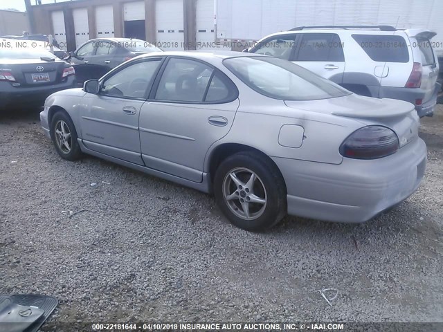 1G2WP52K4YF315706 - 2000 PONTIAC GRAND PRIX GT SILVER photo 3