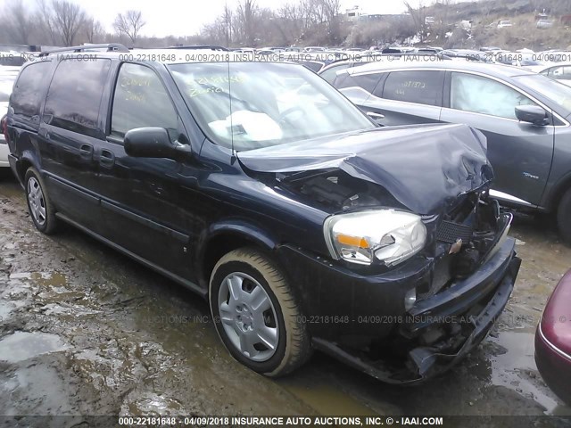 1GNDV23L86D194547 - 2006 CHEVROLET UPLANDER LS BLUE photo 1