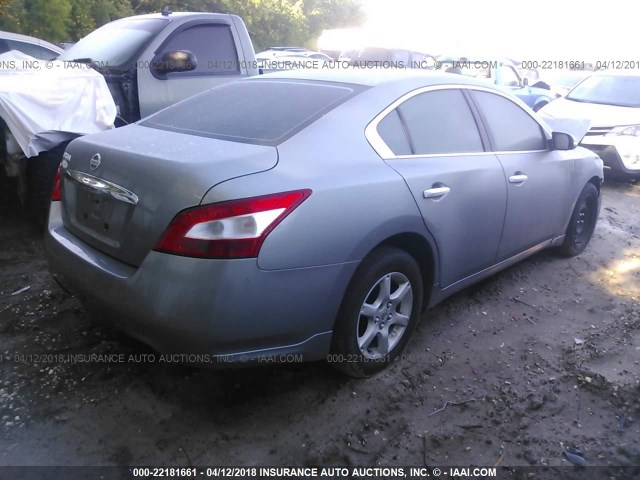 1N4AA51E39C811172 - 2009 NISSAN MAXIMA S/SV GRAY photo 4