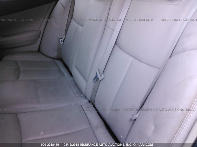 1N4AA51E39C811172 - 2009 NISSAN MAXIMA S/SV GRAY photo 8