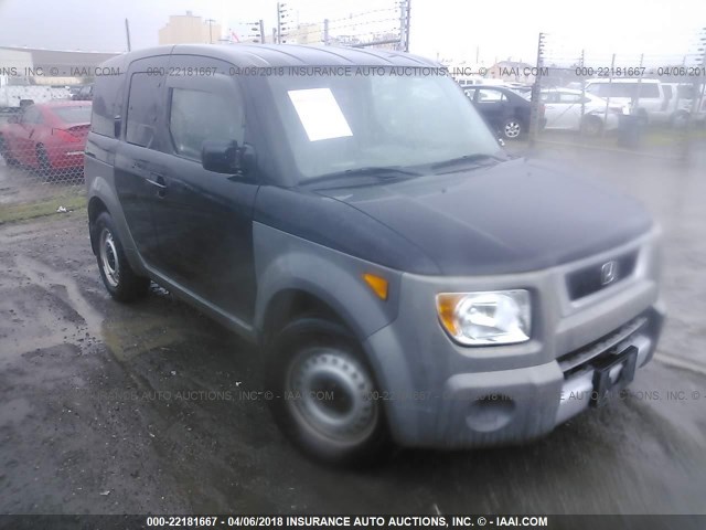 5J6YH18223L001882 - 2003 HONDA ELEMENT DX BLACK photo 1