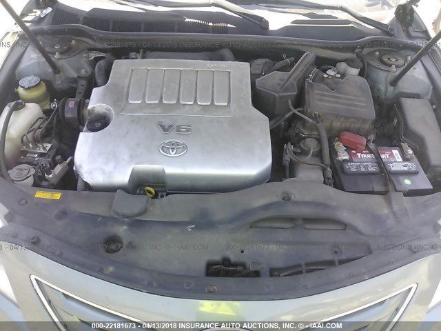 4T1BK46KX7U542756 - 2007 TOYOTA CAMRY NEW GENERAT LE/XLE/SE GREEN photo 10