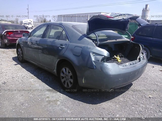4T1BK46KX7U542756 - 2007 TOYOTA CAMRY NEW GENERAT LE/XLE/SE GREEN photo 3