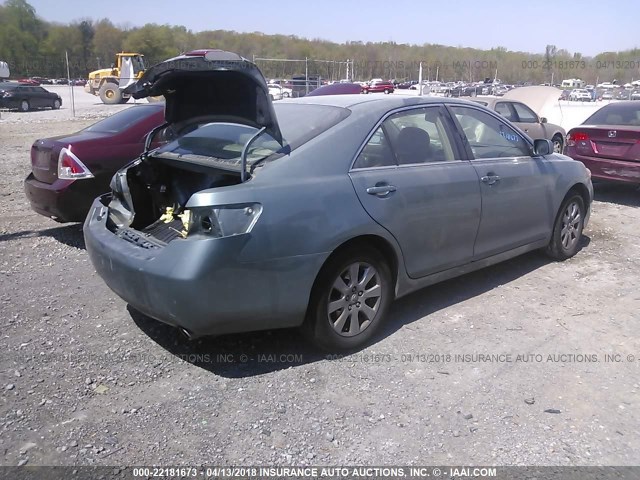 4T1BK46KX7U542756 - 2007 TOYOTA CAMRY NEW GENERAT LE/XLE/SE GREEN photo 4