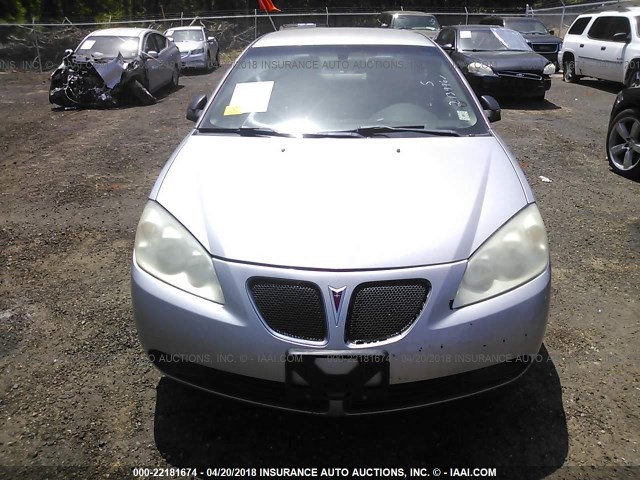 1G2ZF55B564213996 - 2006 PONTIAC G6 SE SILVER photo 6