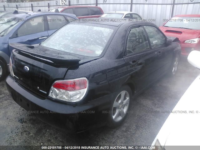 JF1GD61607G507285 - 2007 SUBARU IMPREZA 2.5I BLACK photo 4