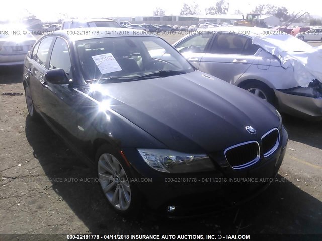 WBAPH5C5XBA446212 - 2011 BMW 328 I SULEV BLACK photo 1