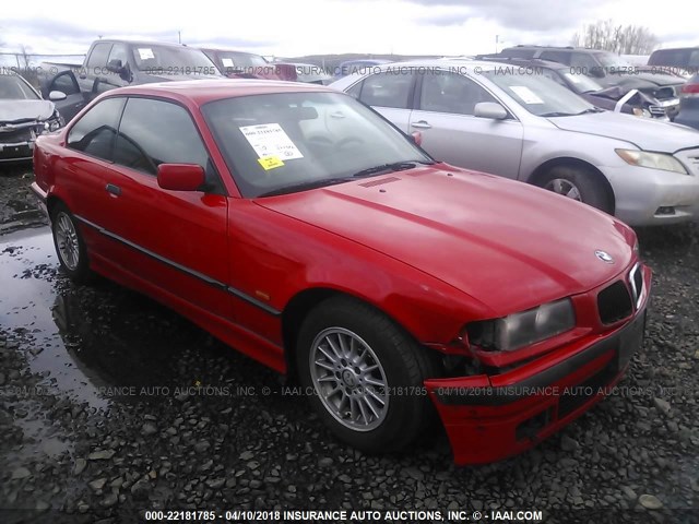 WBABG1321VET03464 - 1997 BMW 328 IS RED photo 1