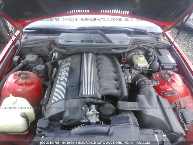 WBABG1321VET03464 - 1997 BMW 328 IS RED photo 10