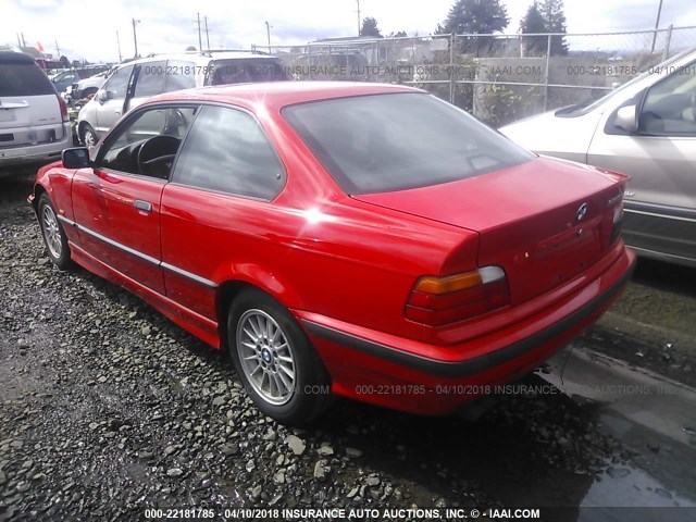 WBABG1321VET03464 - 1997 BMW 328 IS RED photo 3