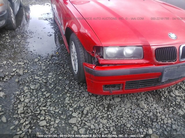 WBABG1321VET03464 - 1997 BMW 328 IS RED photo 6