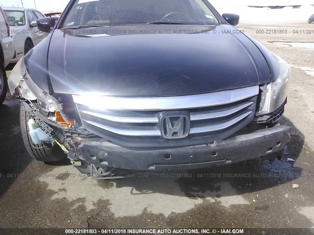 1HGCP2F49BA107223 - 2011 HONDA ACCORD LXP BLACK photo 6