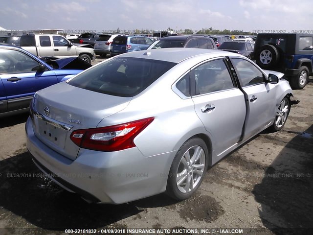 1N4BL3AP3GC161003 - 2016 NISSAN ALTIMA 3.5SL/3.5 SR SILVER photo 4