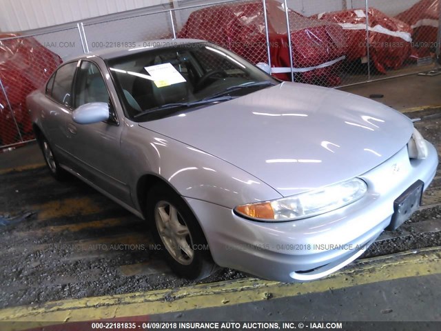 1G3NL52E9YC355455 - 2000 OLDSMOBILE ALERO GL SILVER photo 1