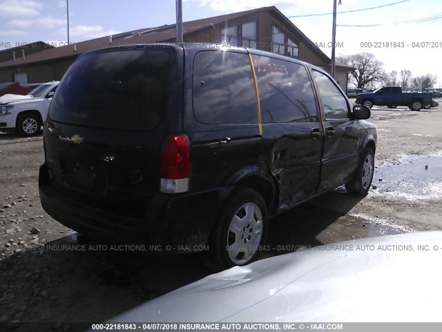 1GNDU23157D130887 - 2007 CHEVROLET UPLANDER LS BLUE photo 4