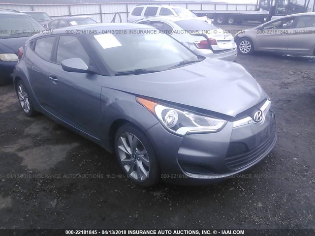 KMHTC6AD8GU275591 - 2016 HYUNDAI VELOSTER BLUE photo 1