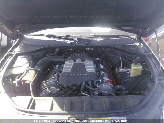 WA1DGAFEXDD003311 - 2013 AUDI Q7 PRESTIGE GRAY photo 10