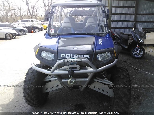 4XAXH76A8AD089138 - 2010 POLARIS RANGER RZR 4 BLUE photo 5