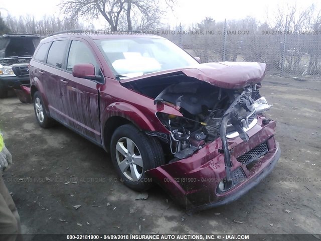 3D4PH1FG2BT506102 - 2011 DODGE JOURNEY MAINSTREET MAROON photo 1