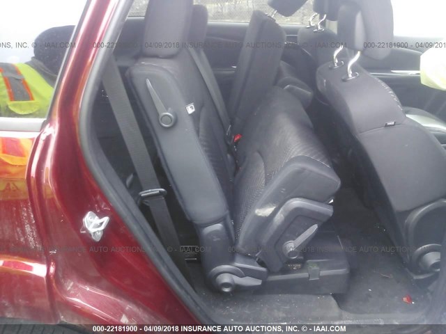 3D4PH1FG2BT506102 - 2011 DODGE JOURNEY MAINSTREET MAROON photo 8