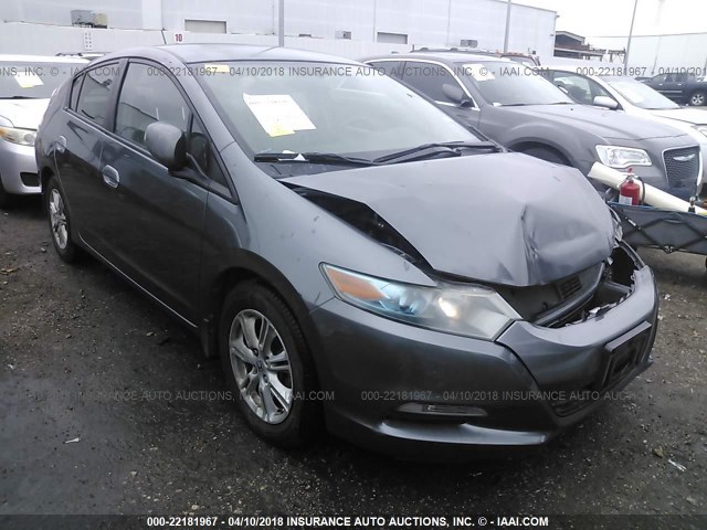 JHMZE2H78AS040594 - 2010 HONDA INSIGHT EX GRAY photo 1