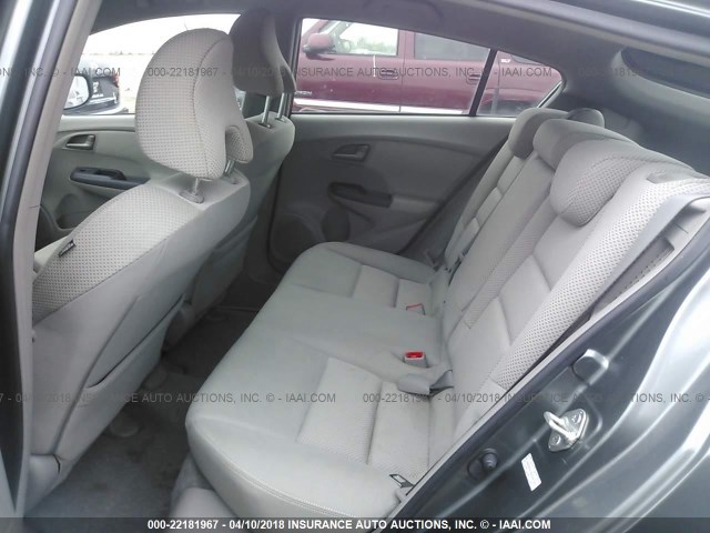 JHMZE2H78AS040594 - 2010 HONDA INSIGHT EX GRAY photo 8