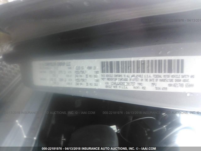 1C4AJWAG9CL201737 - 2012 JEEP WRANGLER SPORT 银色 照片 9