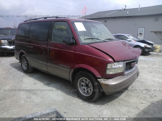 1GKEL19WXYB519085 - 2000 GMC SAFARI XT RED photo 1