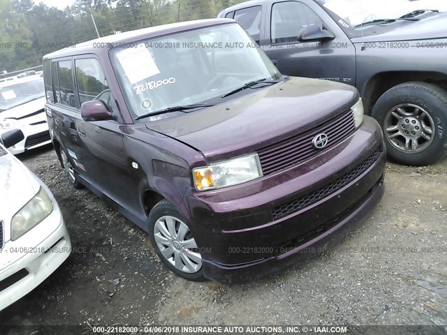 JTLKT334054003131 - 2005 TOYOTA SCION XB MAROON photo 1
