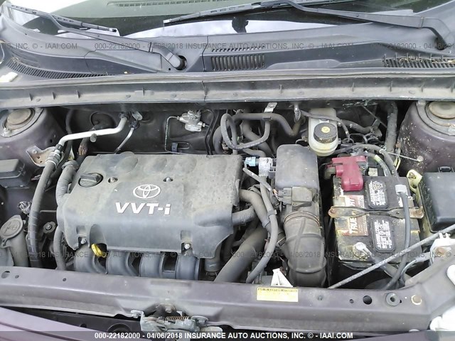 JTLKT334054003131 - 2005 TOYOTA SCION XB MAROON photo 10