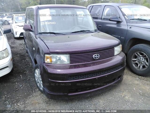 JTLKT334054003131 - 2005 TOYOTA SCION XB MAROON photo 6