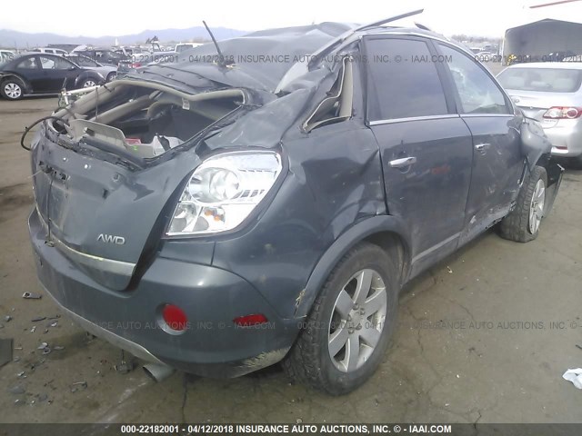 3GSDL73708S534098 - 2008 SATURN VUE XR GRAY photo 4