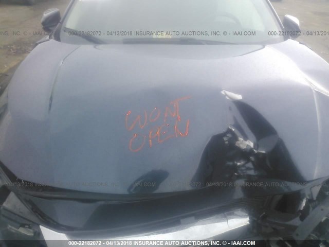 19XFC1F75GE042919 - 2016 HONDA CIVIC EXL BLUE photo 10