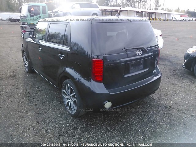 JTLKE50E781053498 - 2008 TOYOTA SCION XB BLACK photo 3