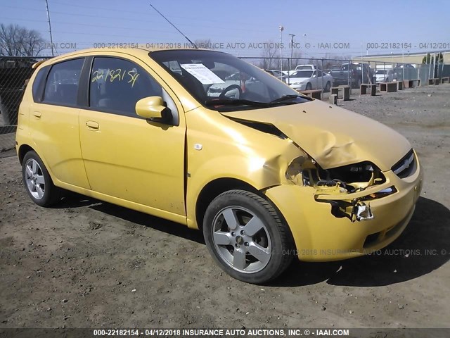 KL1TD66698B184801 - 2008 CHEVROLET AVEO LS 黄色 照片 1