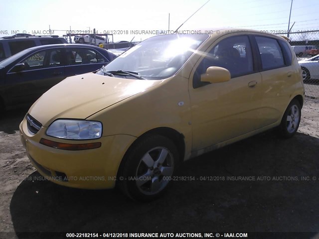 KL1TD66698B184801 - 2008 CHEVROLET AVEO LS 黄色 照片 2